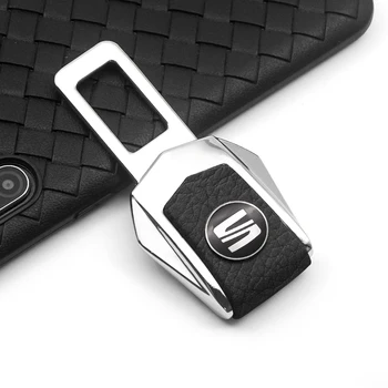 

1PCS Metal Car Seat Belt Clip Safety Belt Plug Car Interior Accessories For SEAT Altea Ateca Exeo Toledo IBE IBL IBX 20V20