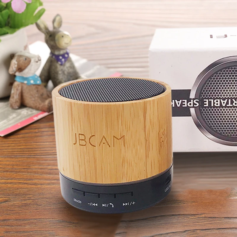 Деревянный портативный мини беспроводной Bluetooth динамик открытый беспроводной светильник USB Поддержка TF карта качество звука динамик
