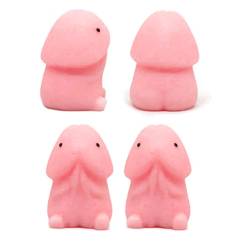 1/4/6/8/10pcs Small Mochi Ding Ding Focus Squeeze Toys Fool Joke Anti  Pressure Gift Cute TPR Popit Toys for Children Restless