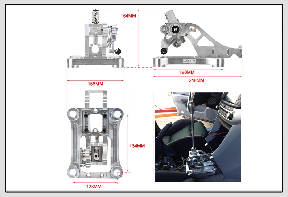 WLR заготовка коробка переключения в сборе для 03-07 Accord CL7 CL9& 04-08 TSX& TL ручка переключения передач сменная WLR-PDZ002