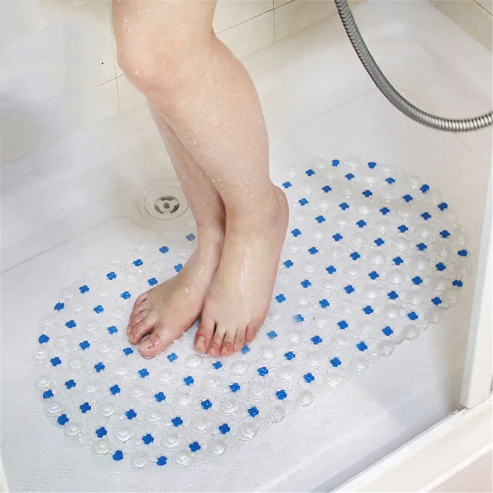 1 шт. прямоугольные Противоскользящие коврики для ванны и душа мягкий ПВХ коврик