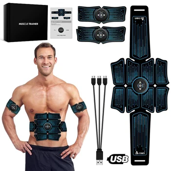 

Electrostimulation Muscle Stimulator EMS Abdominal Vibrating Belt ABS Muscular Hip Trainer Massage Home Gym Fitness Equipment SD