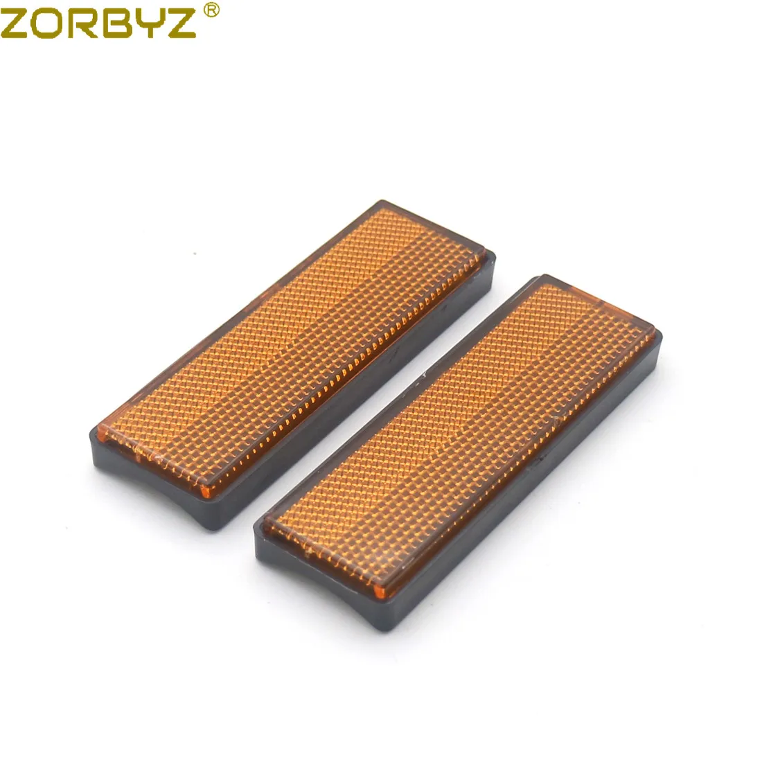 ZORBYZ мотоциклетный Янтарный отражатель для передней вилки Ducati ATV/внедорожных