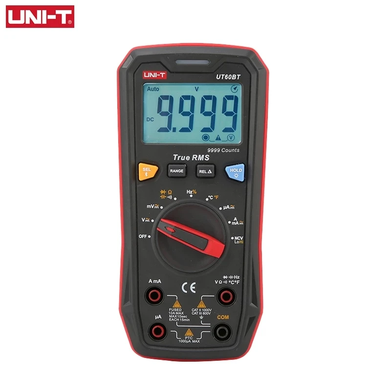 UNI-T Digital Smart Multimeter UT60S UT60BT 1000V AC DC Voltmeter Ammeter True RMS Capacitor Temperature Tester digital multimeter,multimeter tester