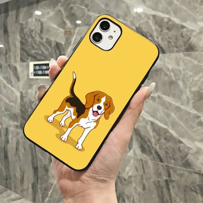 iphone 13 pro max case leather MaiYaCa Beagle Dog Phone Case for iphone 13 11 12 pro XS MAX 8 7 6 6S Plus X 5S SE 2020 XR cover 13 pro max case