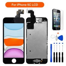 Ensemble écran tactile LCD de remplacement complet, sans Pixel mort, AAA +++, pour iPhone 5 5C 5s=