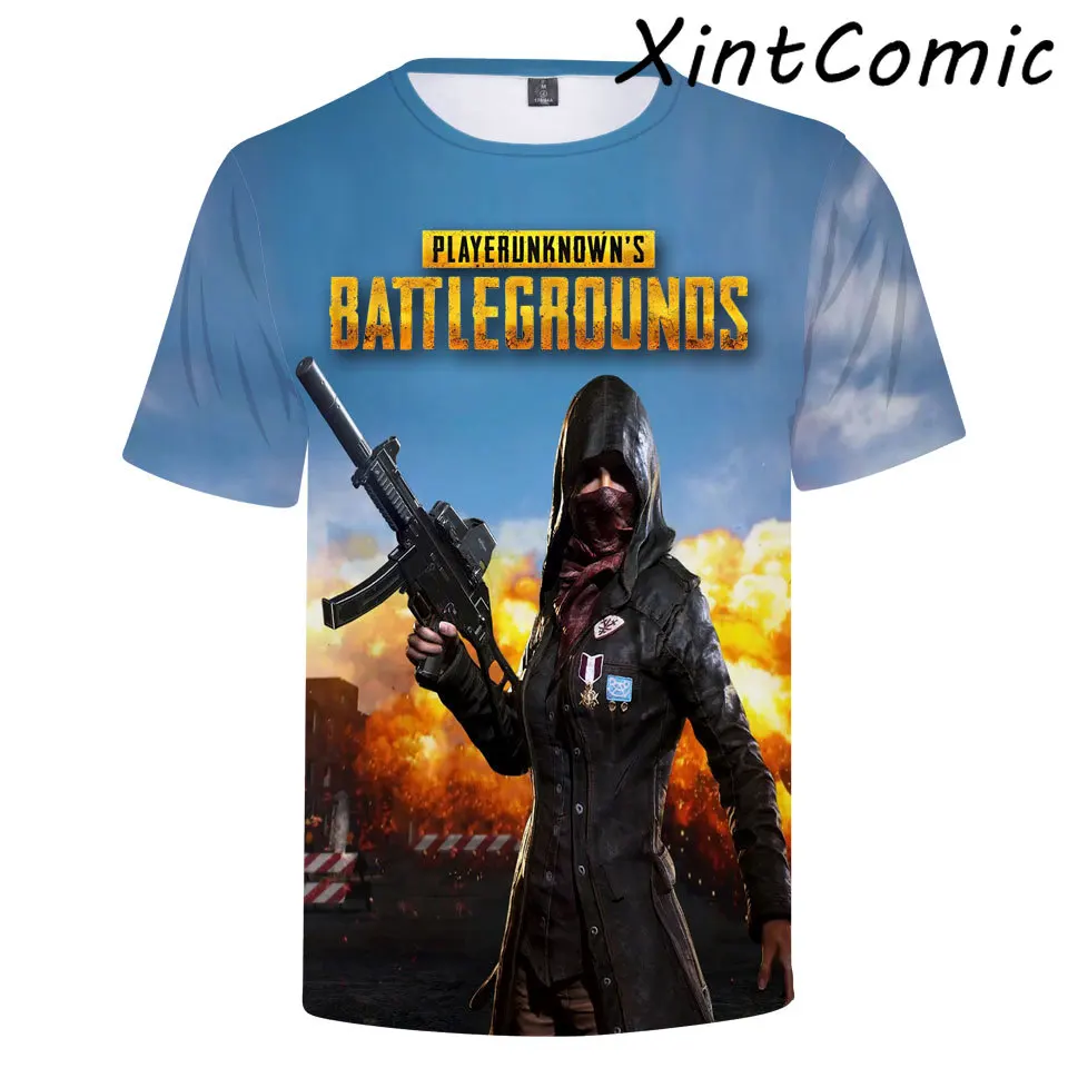  Game PUBG 3D t shirt Men/women Aikooki Fashion Playerunknown's Battlegrounds Men's Adult t shirt PU