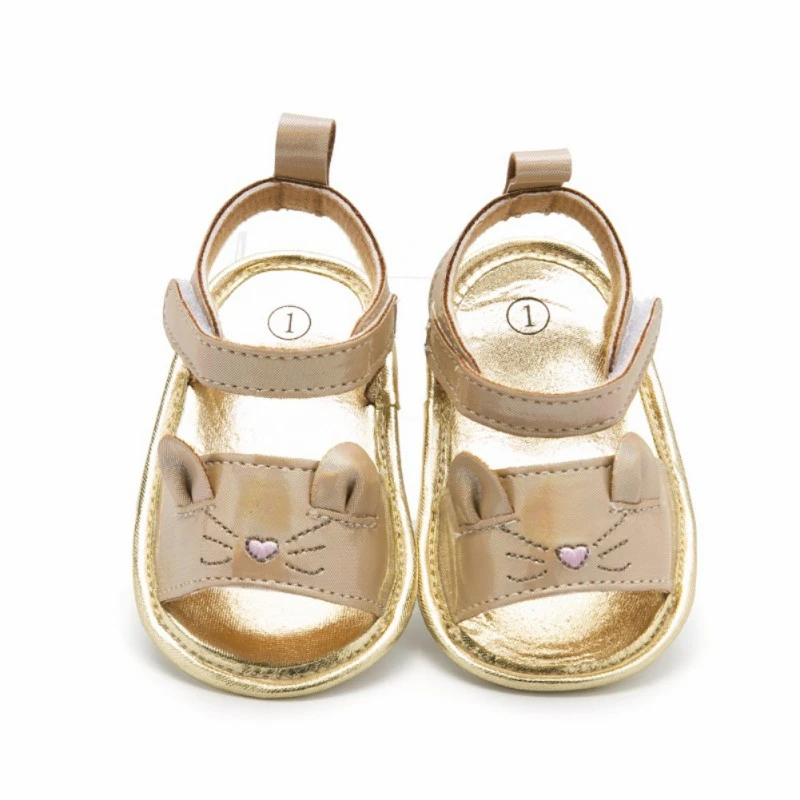golden booties for baby girl