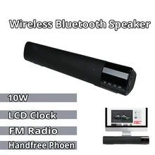 10W Wireless Bluetooth Speakers Bass TV Soundbar Subwoofer Portable Bluetooth Speaker Home Theater Music Boombox Loudspeaker