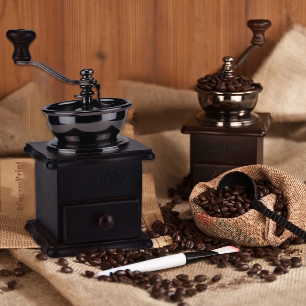 

Coffee Grinder Machine Manual Coffee Grinder Hand Grain Grinder Wood Machine