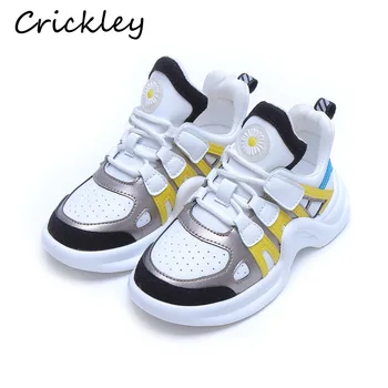 

Spring Autumn Fashion Children Sneakers Collage Breathable Running Shoes Kids Girls Boys Comfortable Anti-Slippery Casual Shoes