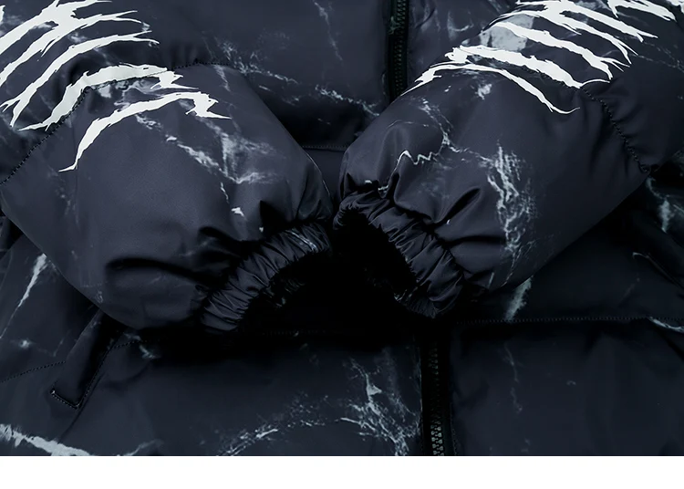 Confused Bear Print Padded Parka Jacket H3340ee6f8b05421fafae97f7dc86e5e7S