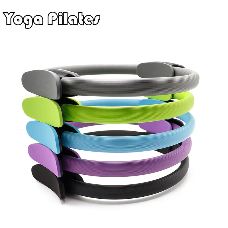 

Quality EVA Yoga Pilates Ring Magic Wrap Slimming Body Building Training Heavy Duty PP+NBR Material Yoga Circle 6 Colors