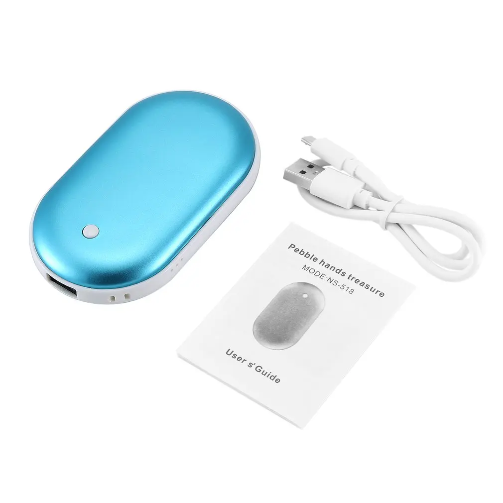 4000/8000 мАч милый USB Перезаряжаемый СВЕТОДИОДНЫЙ Электрический подогреватель для рук, удобный долговечный Мини карманный нагреватель для дома - Цвет: Лаванда