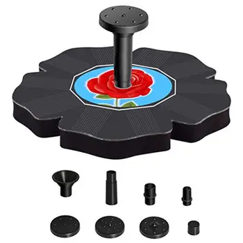 

SOLEDI Green Durable Fountain Water Pump Outdoor Lotus Leaf Fish Tank Portable Solar Fountain Garden Energy Saving PET Pool