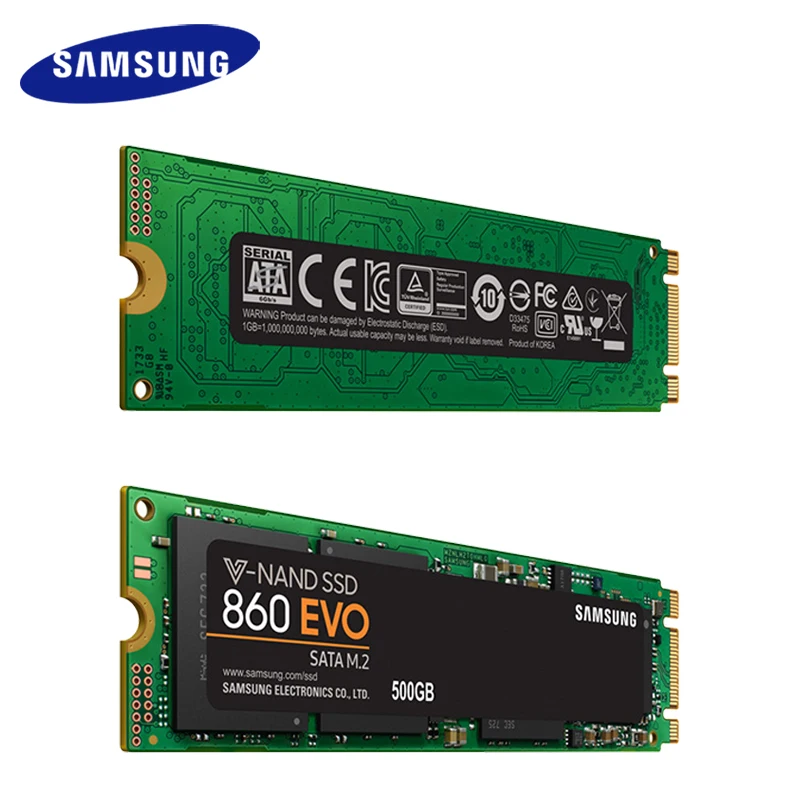 SSD SAMSUNG 860 EVO M.2 SSD M2 SSD жесткий диск HD SSD 1 ТБ 500GB твердотельный жесткий диск 250G HDD PCIe 2280 для ноутбука