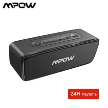 Mpow Soundhot R6 Bluetooth динамик 12 Вт беспроводной портативный динамик глубокий бас Саундбар с 24 ч Время воспроизведения для домашнего кинотеатра компьютера