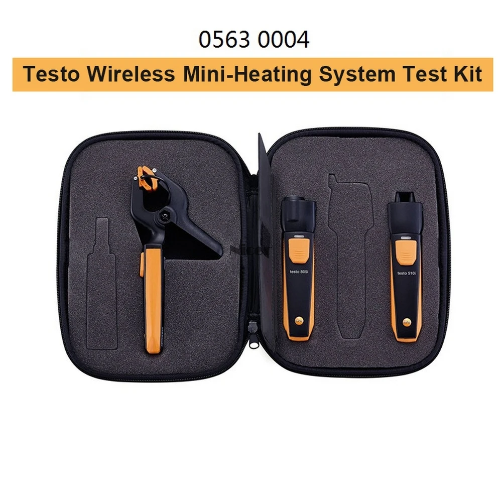 Testo 0563 0004 смарт-зонды нагревательный набор со смартфоном измерение температуры давления потока газа 510i 805i 115i