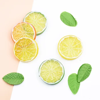 

200 Pcs lemon slices photo props ornaments background cloth decorations food photography creative christmas decorations for home
