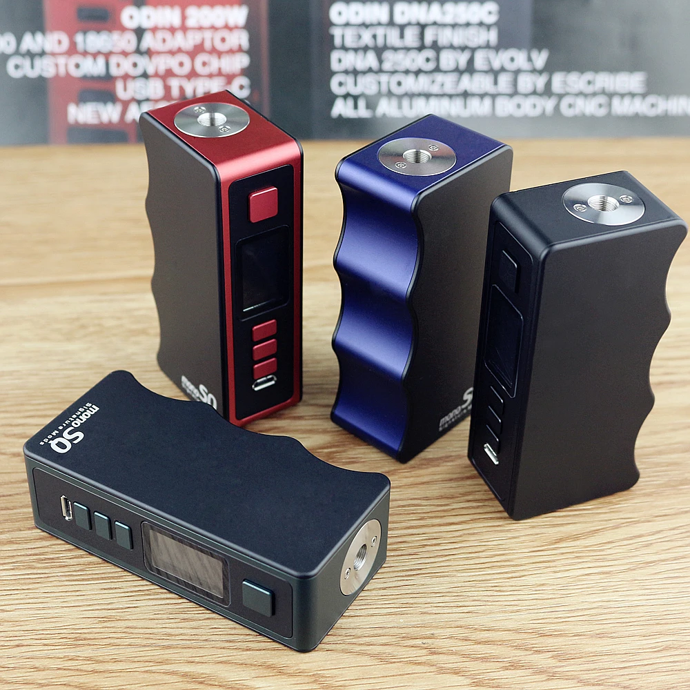 Оригинальный бокс мод DOVPO Mono SQ 75W TC питание от аккумулятора 18650 вейп макс. 75 Вт с
