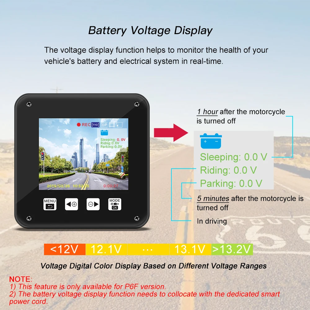 2,0 ''lcd Full Body Водонепроницаемый двойной Full HD 1080P широкоугольный объектив переднего и заднего вида WiFi мотоцикл dvr Регистратор