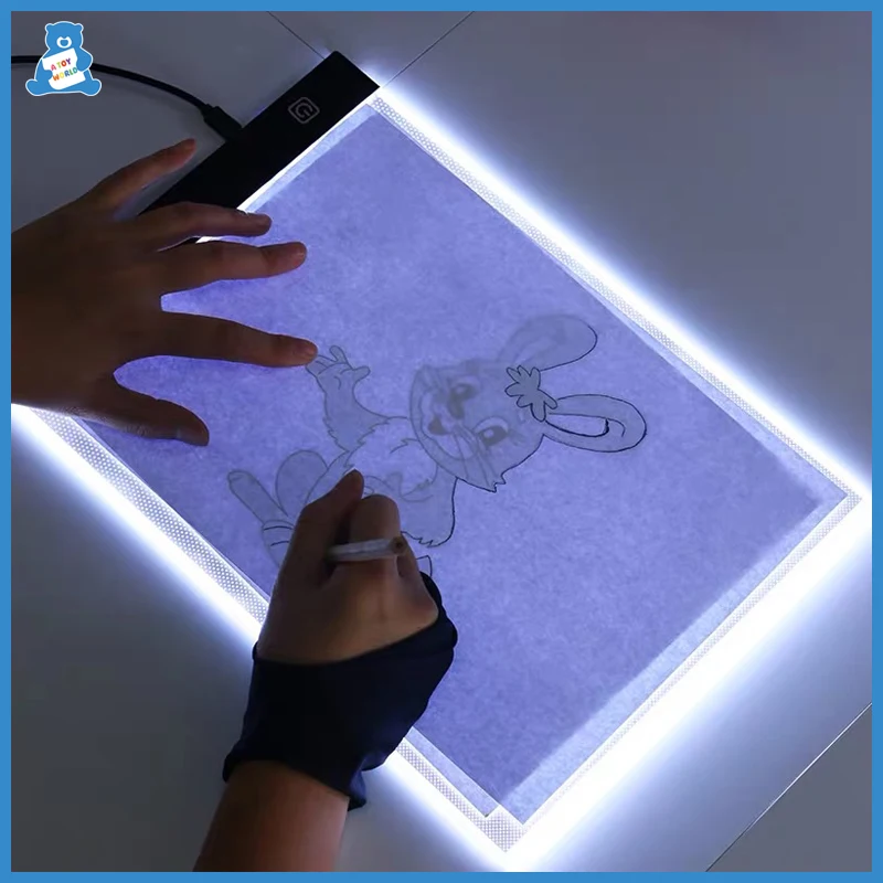 

A4 Level Dimmable LED Copy Pad Board Children Light Drawing Board Magic Luminous Painting Writing Table Montessori Drawing Toys
