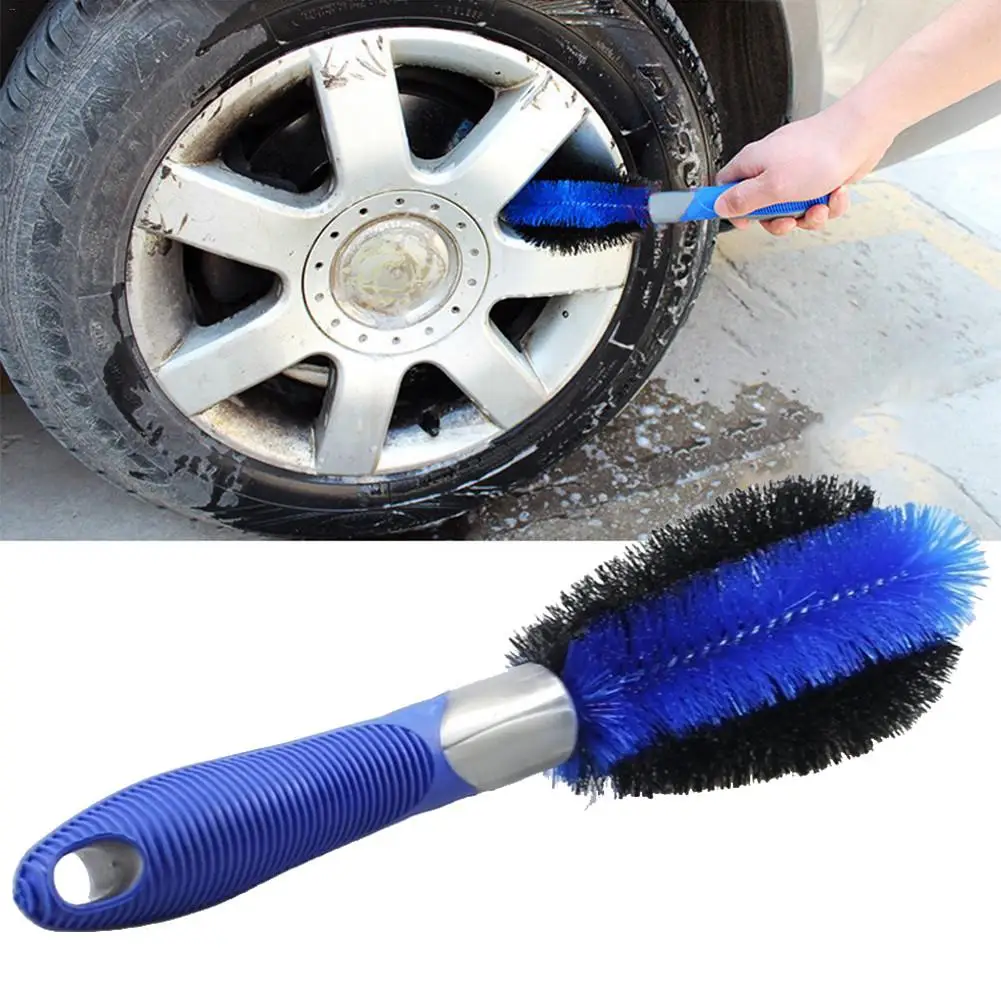 1PC Car Vehicle Motorcycle Wheel Tire Rim Scrub Brush Washing Cleaning