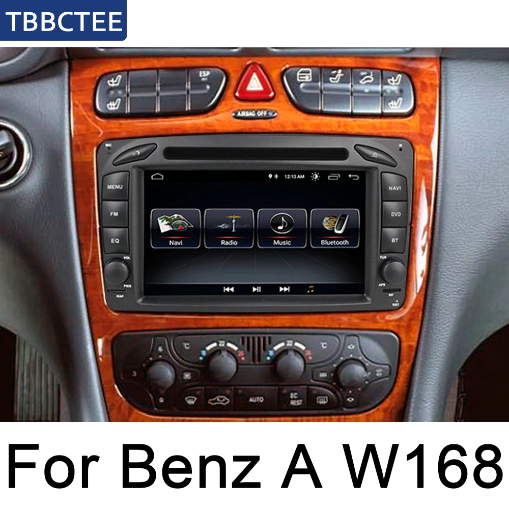 Cheap For Mercedes Benz A Class W168 1997~2004 Multimedia Player Android radio bluetooth GPS Navigation wifi Stereo video Car 1