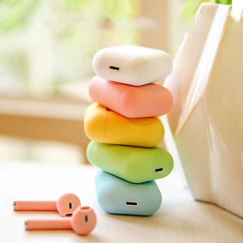 

Multicolor Wireless Bluetooth Earphone Sport Earbud HIFI Headset Headphone Charging Box Universal for ios Android Smartphone