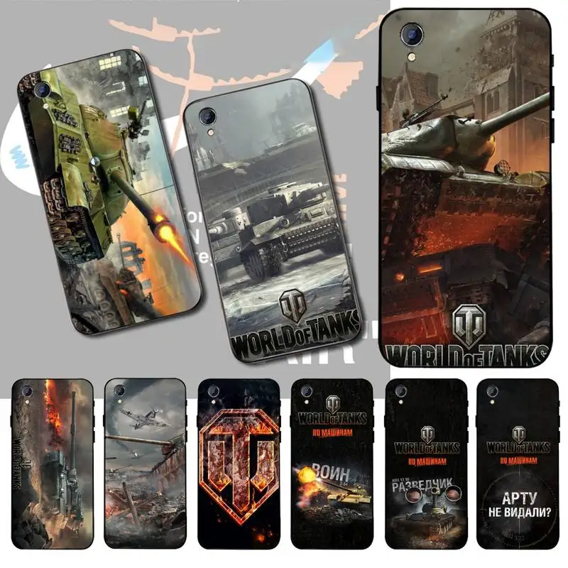 Чехол для мобильного телефона PENGHUWAN world of tanks черный мягкий чехол Vivo Y91c Y17 Y51 Y67 Y55 Y93