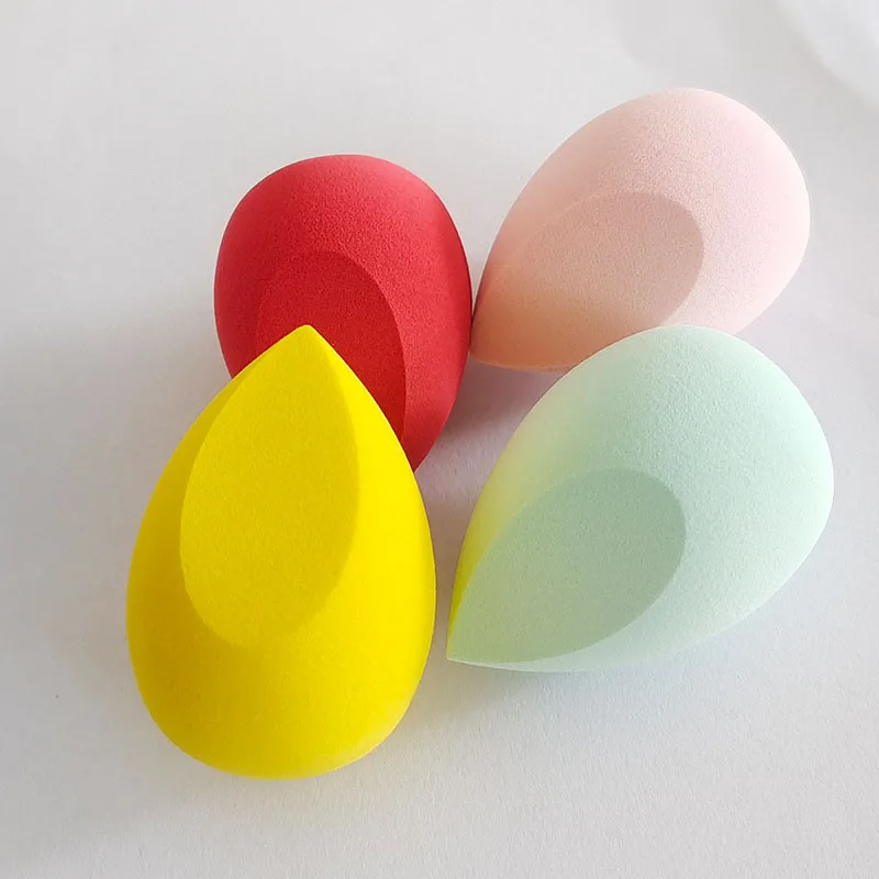 4pcs 메이크업 블렌더 화장품 퍼프 메이크업 스폰지 스토리지 박스 파운데이션 파우더 스펀지 뷰티 도구 여성 메이크업 액세서리