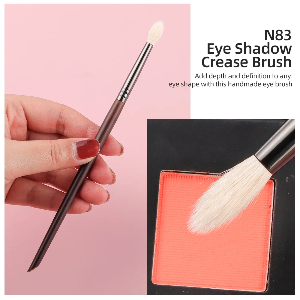 Goat Hair Highlight Brush Blusher Blender Makeup Brushes makeup brush set makeup brush makeup tool set makeup tool Powder Blending Soft Make Up Tools for Face Cheek 1 PC