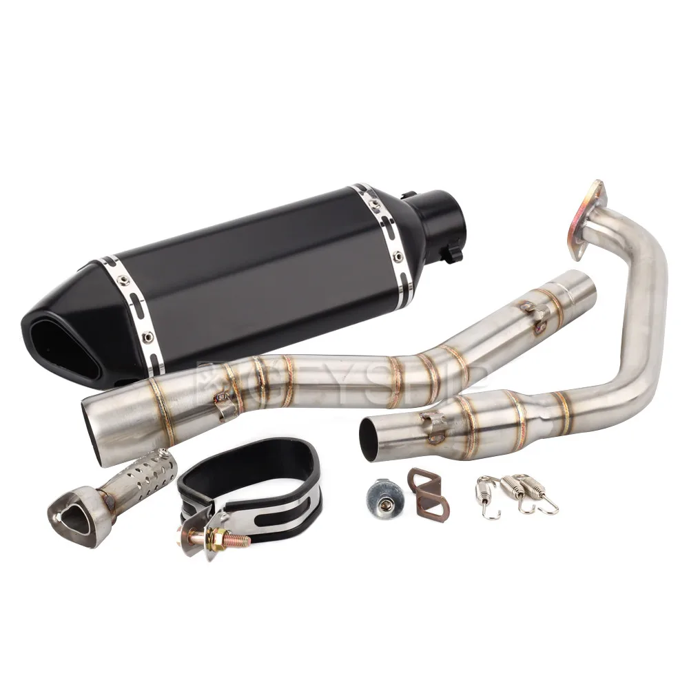 Выхлопная труба и патрубок для мотоцикла Yamaha YZF R125 2019 2020 R15 V3 2017 2018 выхлопной трубы