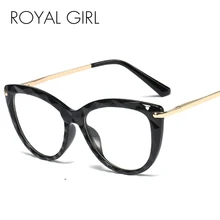Королевская девушка TR90 оправа для очков Женская плоская зеркальная металлическая Весенняя оправа для очков со стразами многосекционные очки ss225