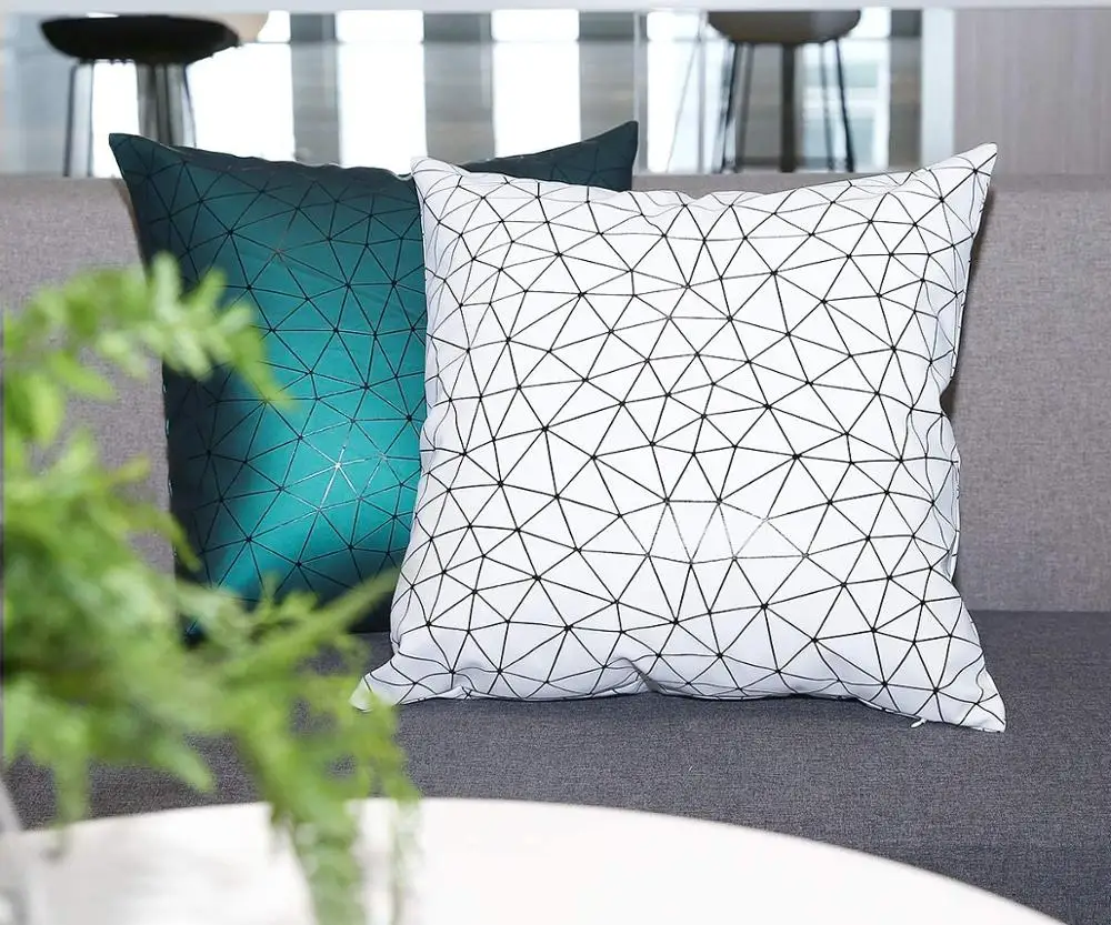 Waterproof Outdoor Patio Pillow Cover Soft Faux Leather Throw Case Sofa Bed Car Couch Home Decorative Cushion | Дом и сад