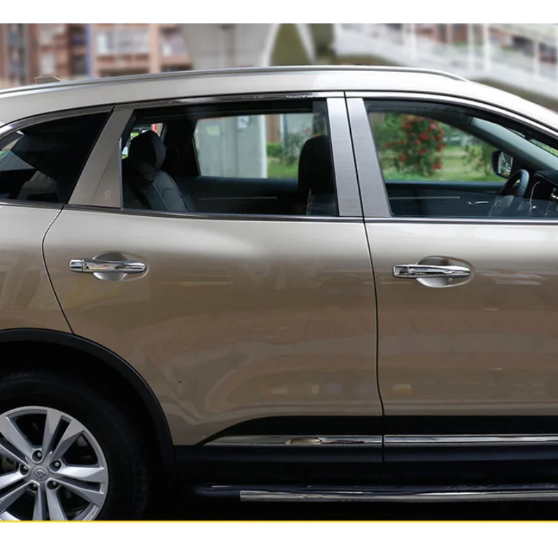 Нержавеющая сталь окна автомобиля Средний пост планки для renault koleos 2-го поколения Renault samsung QM6