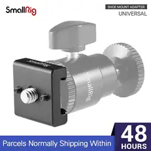 SmallRig chaussure froide monture adaptateur avec 1/4 vis pour monter lumière LED moniteur poignée micro 2 pièces bricolage caméra ensemble-2060