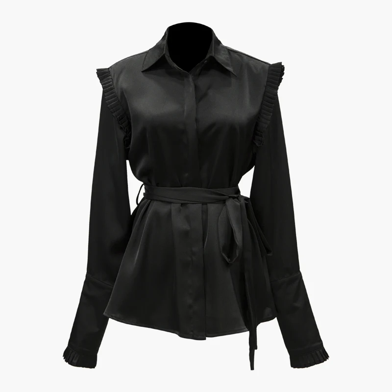 Холодная ветровка Женская Осень 2019 новый черный дизайн чувство маленькая толпа