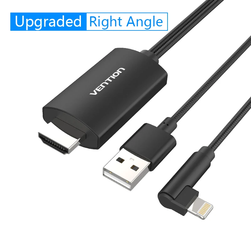 CEL Vention 8-контактный HDMI кабель для iPhone 6 7 8 X iPad смартфон iOS Телефон HDMI адаптер 1080P USB HDMI конвертер для ТВ HD tv - Цвет: CEL