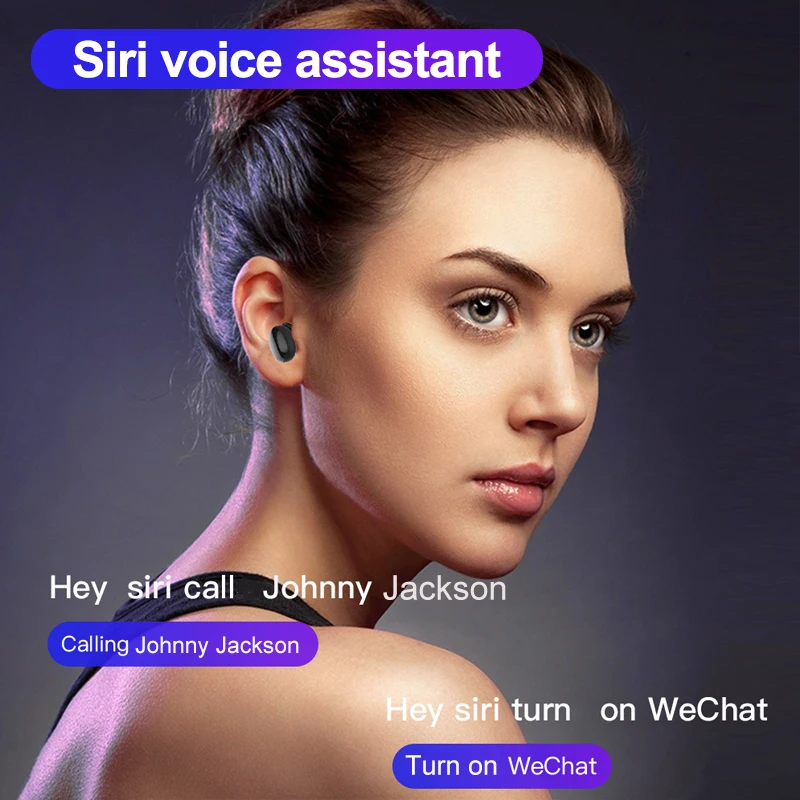 VTIN, беспроводные Bluetooth наушники, Bluetooth 5,0, бинауральные, с сенсорным управлением, наушники 1500 мА/ч/26, емкость oomAh