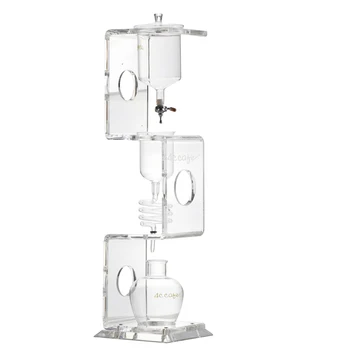 

Ecocoffee 600ml Arcylic Pillar Iced Coffee Brewer Dutch Iced Coffee Maker Heat Resist Percolators 8-10 Cups ice coffee maker