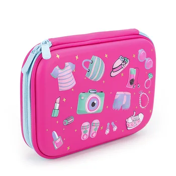 

High Quality 3D Unicorn EVA Pencil Case Hard Shell Cute Large Capacity Pen Box Pencil Bag with Pencil Holder School Supplies