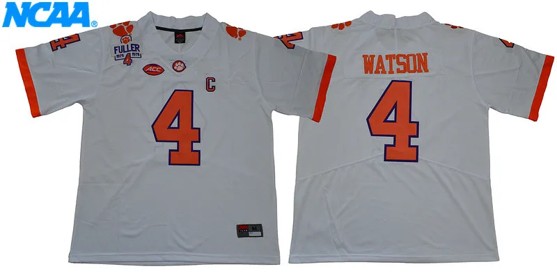 New Arrival High Quality Deshaun Watson#4 College T-shirt Limited Jerseys S-XXXL - Цвет: 1