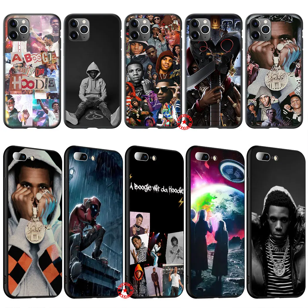 Мягкий силиконовый чехол с капюшоном IL1 A Boogie Wit Da для iPhone 11 Pro XS Max XR X 8 7 6 6S Plus 5 SE