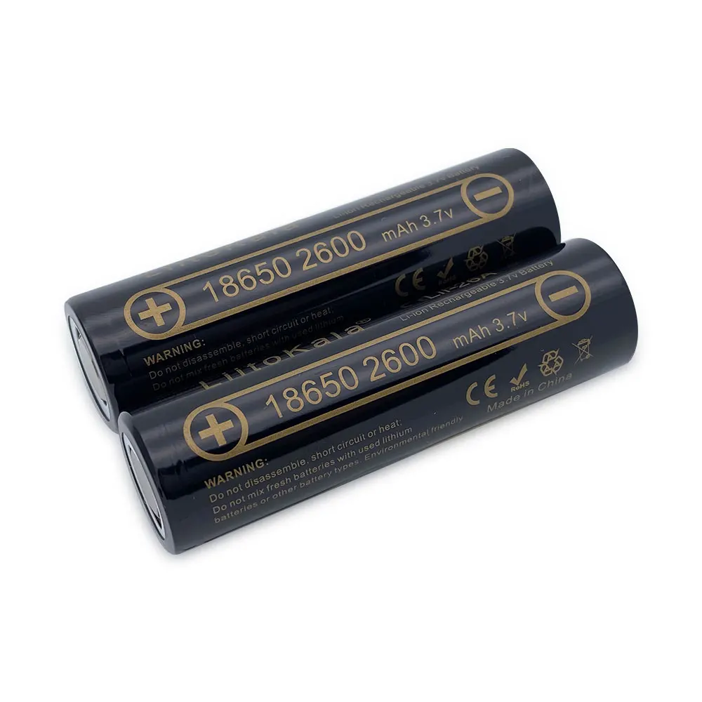 100% Новый оригинальный LiitoKala Lii 26A 18650 аккумуляторная батарея 2600mAh 3 7v литиевая для