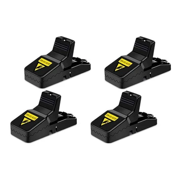 

Mouse / Mice Easy to Set Traps Reusable Trap Rodent Control Set of 4