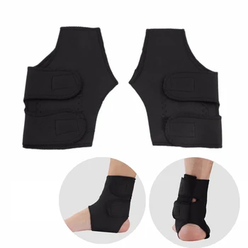 1 Paar Dichtheid Zwarte Enkel Protector Sport Enkel Ondersteuning Elastische Enkelbrace Warm Houden Guard Voet Ondersteuning Sport Gear Gym