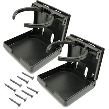 

Adjustable Folding Drink Holder with Screws/Adjustable Cup Holder for Marine/Boat/Caravan/Car, 2PCS