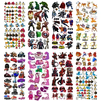 

5PCS / Lot Waterproof Temporary Tattoos Tattoo Kids Tatoo Sticker Girls Sleeves Body For Fake Water Children Tattos Stickers