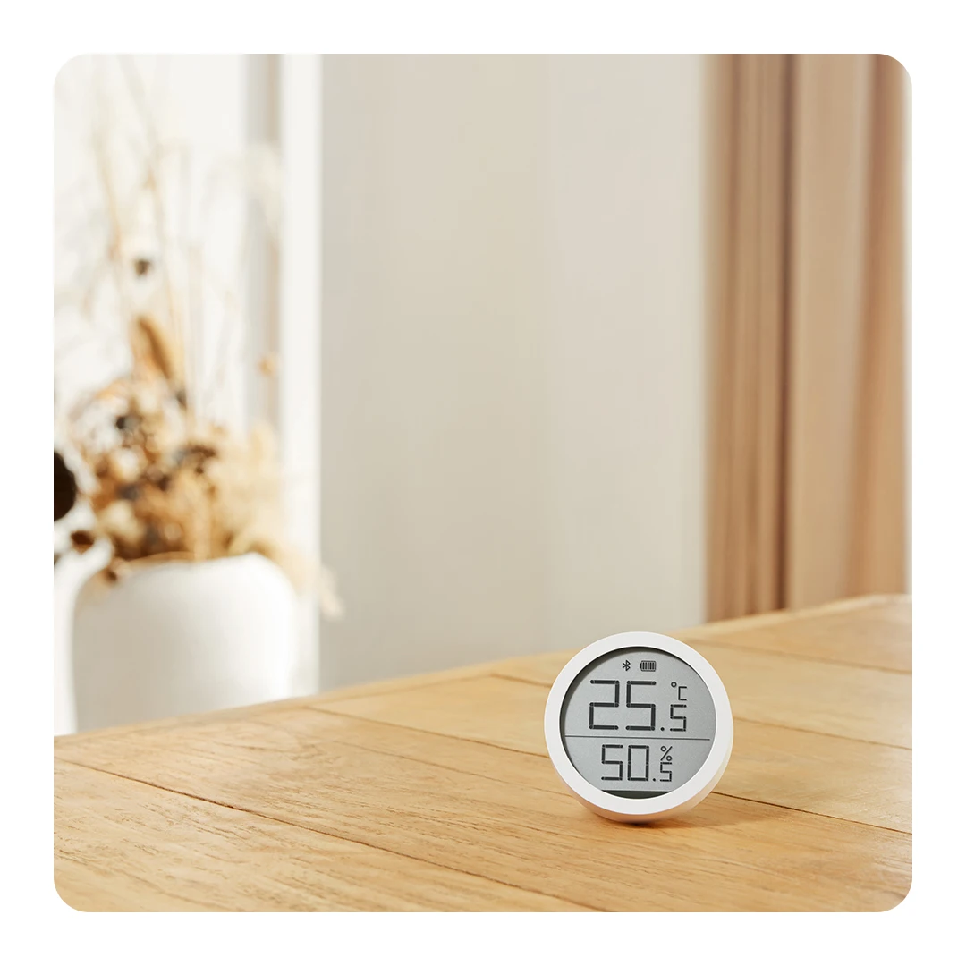 Bluetooth Thermometer Wireless Smart Electric Digital Temperature&Humidity LCD S